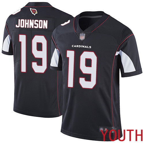 Arizona Cardinals Limited Black Youth KeeSean Johnson Alternate Jersey NFL Football #19 Vapor Untouchable->women nfl jersey->Women Jersey